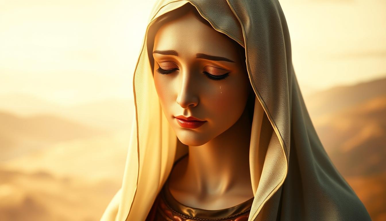 como rezar o terço de nossa senhora das lágrimas